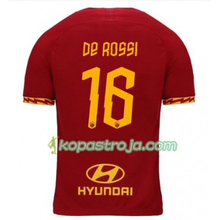 Billiga Fotbollströjor AS Roma DE Rossi 16 Hemma tröja 2019/20 Kortärmad